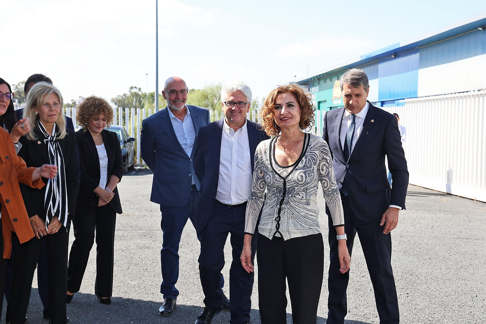 Imágenes de la visita de María Jesús Montero a la empresa Ariema Enerxía