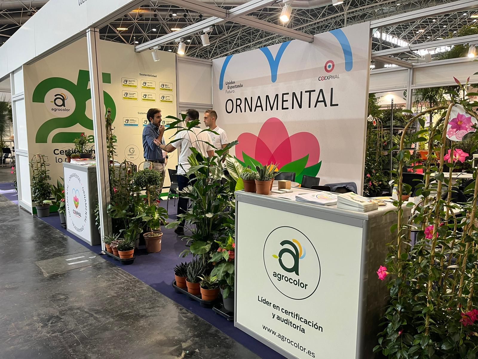 Expositor de Coexphal y Agrocolor en Iberflora