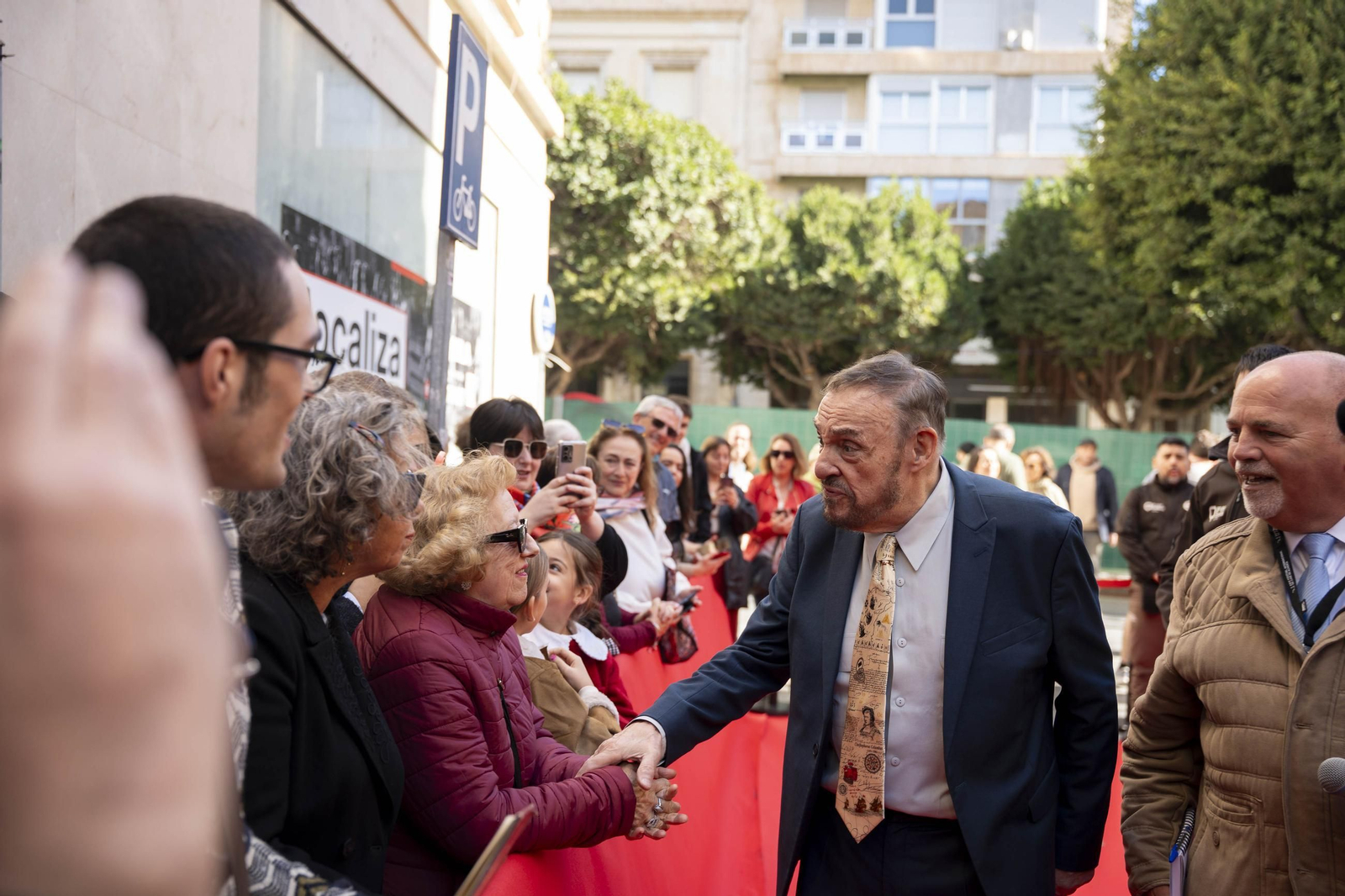 La estrella a JOHN RHYS-DAVIES luce en el paseo de la fama de Almería