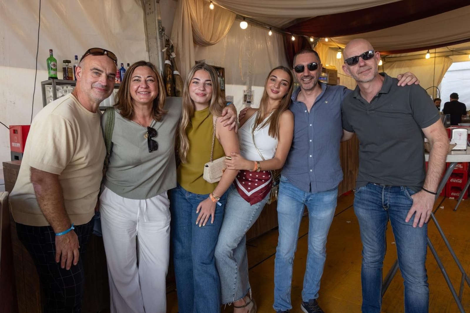Las comidas de empresa se suceden en la Feria de San Lucas