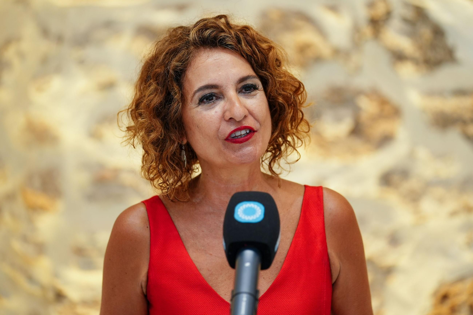 La vicepresidenta primera del Gobierno y ministra de Hacienda, María Jesús Montero, en Rota