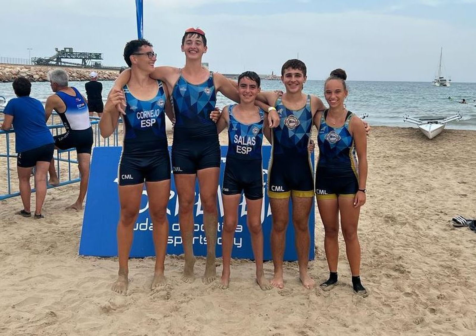 La expedición del Marítimo Linense, en Torrevieja