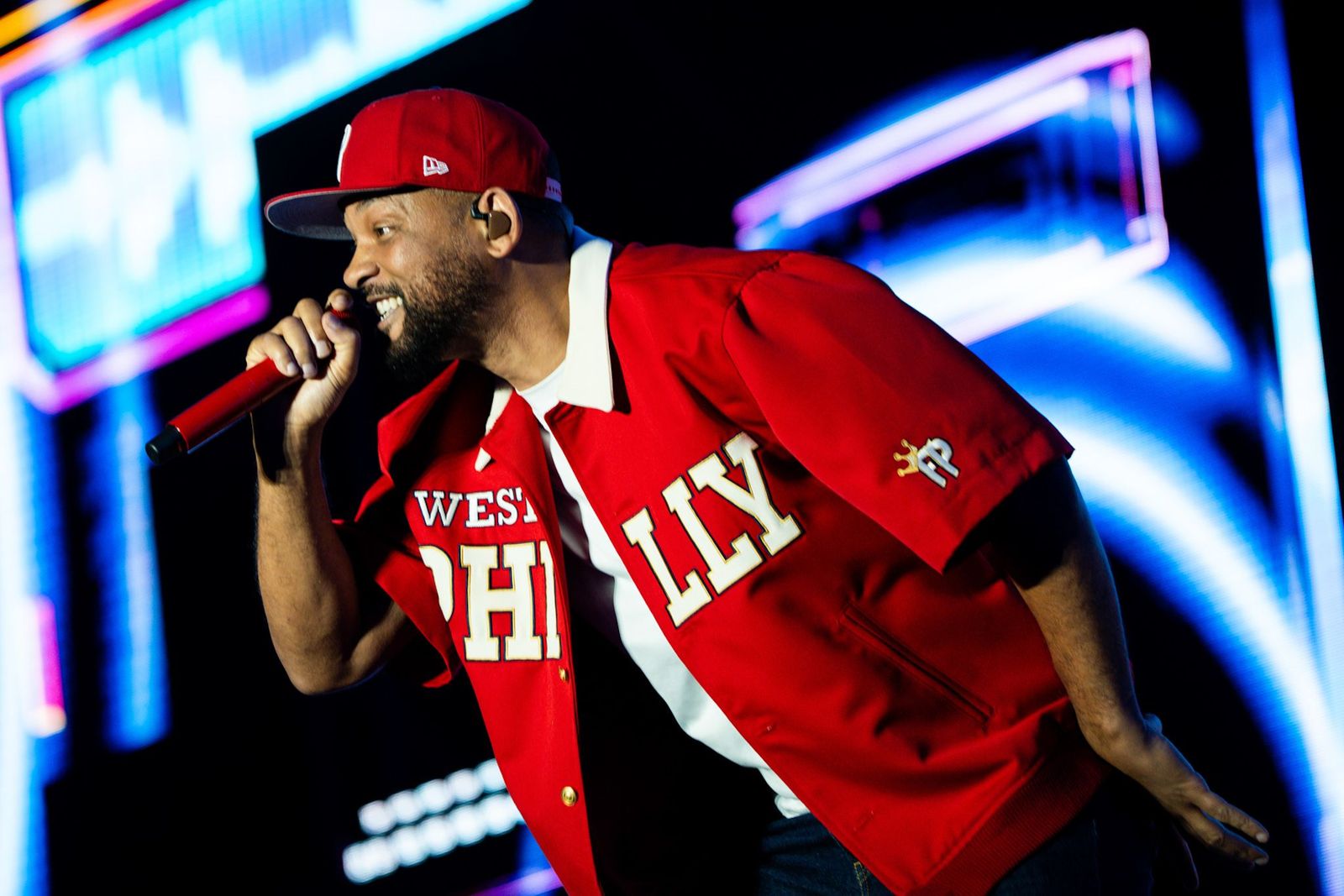 Will Smith durante un concierto