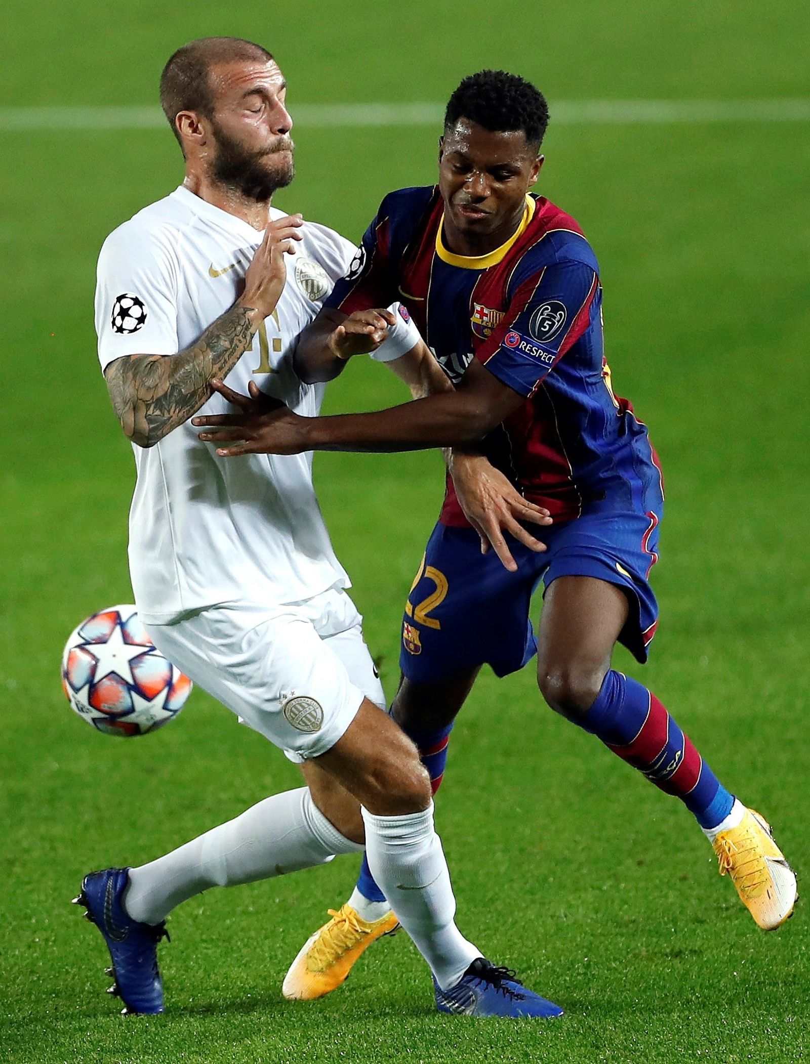 Las imágenes del Barcelona -Ferencváros