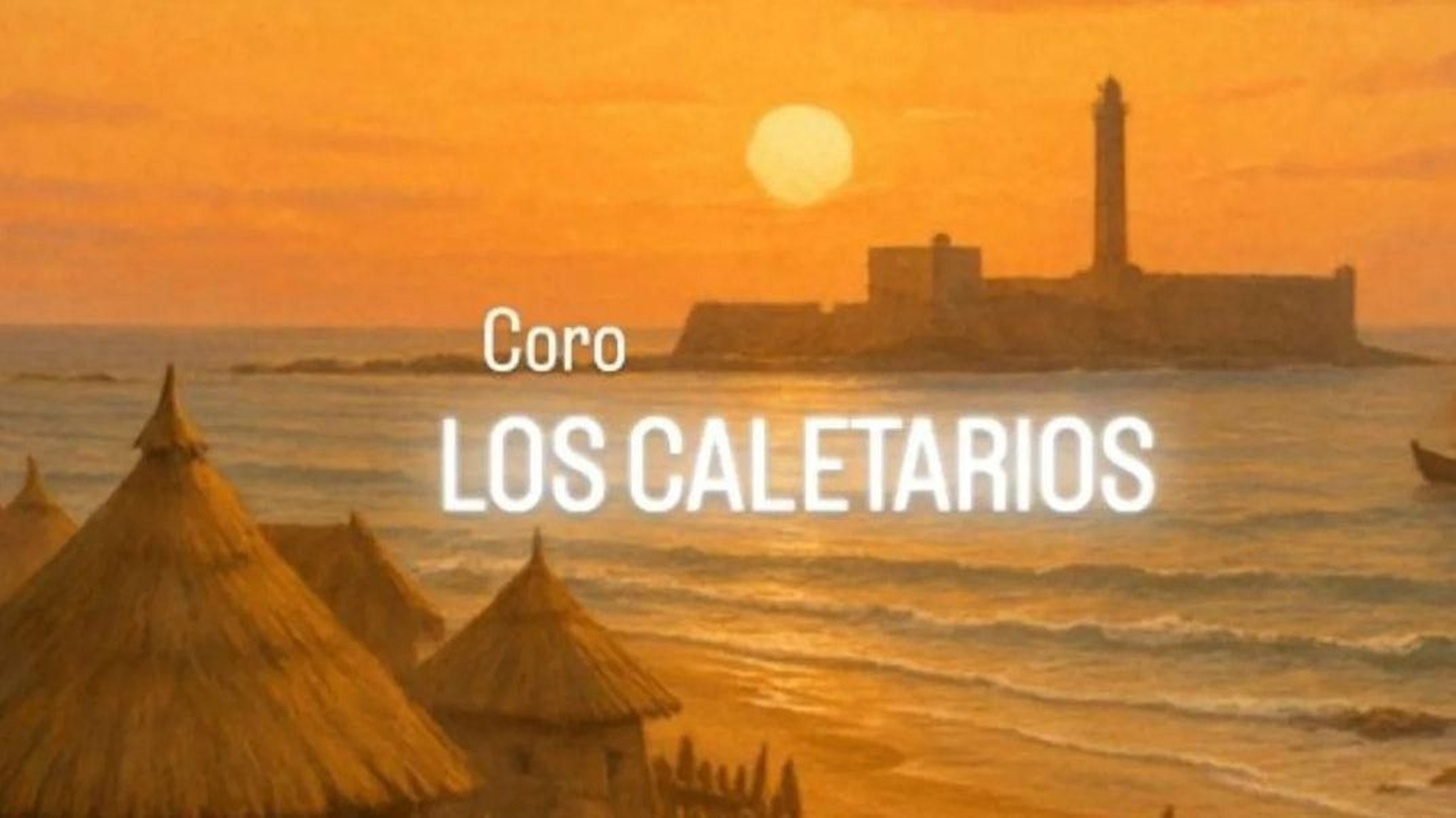 El cartel del coro 'Los caletarios'
