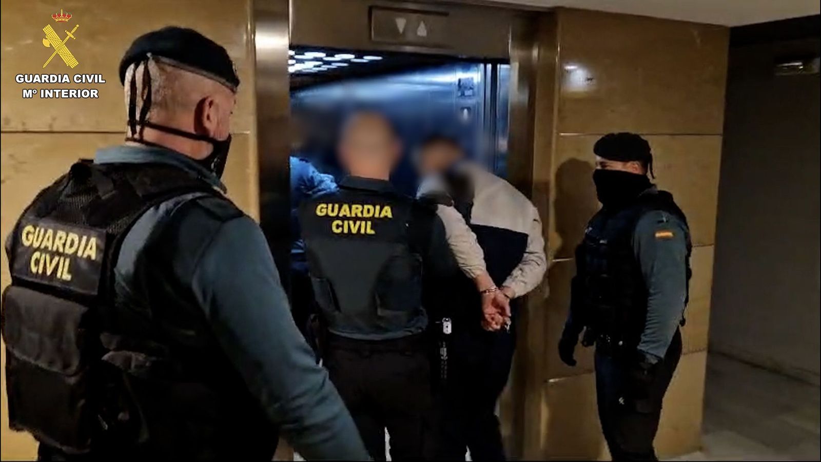 Una operación de la Guardia Civil.