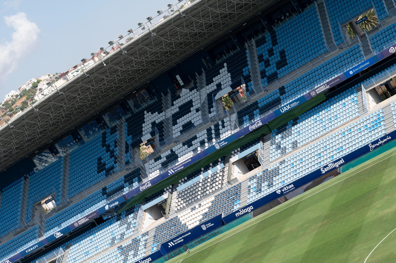 Perspectiva de La Rosaleda.