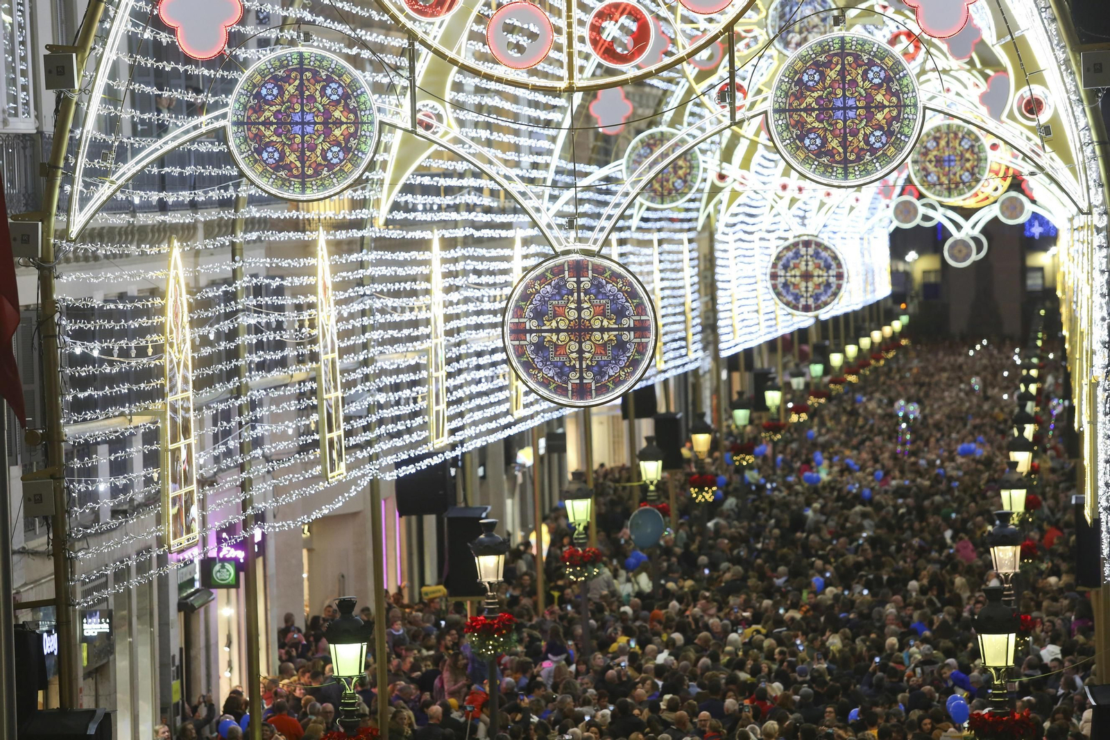 Málaga se enciende por Navidad