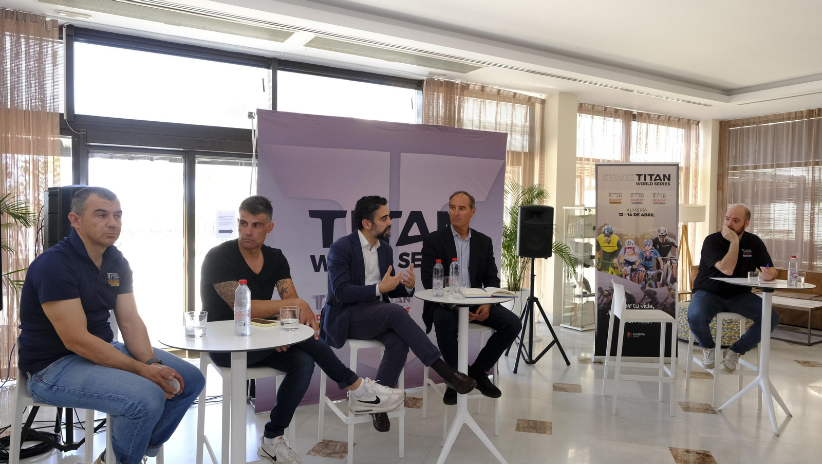 Imágenes de la presentación del Stage Titan World Series, en Almería