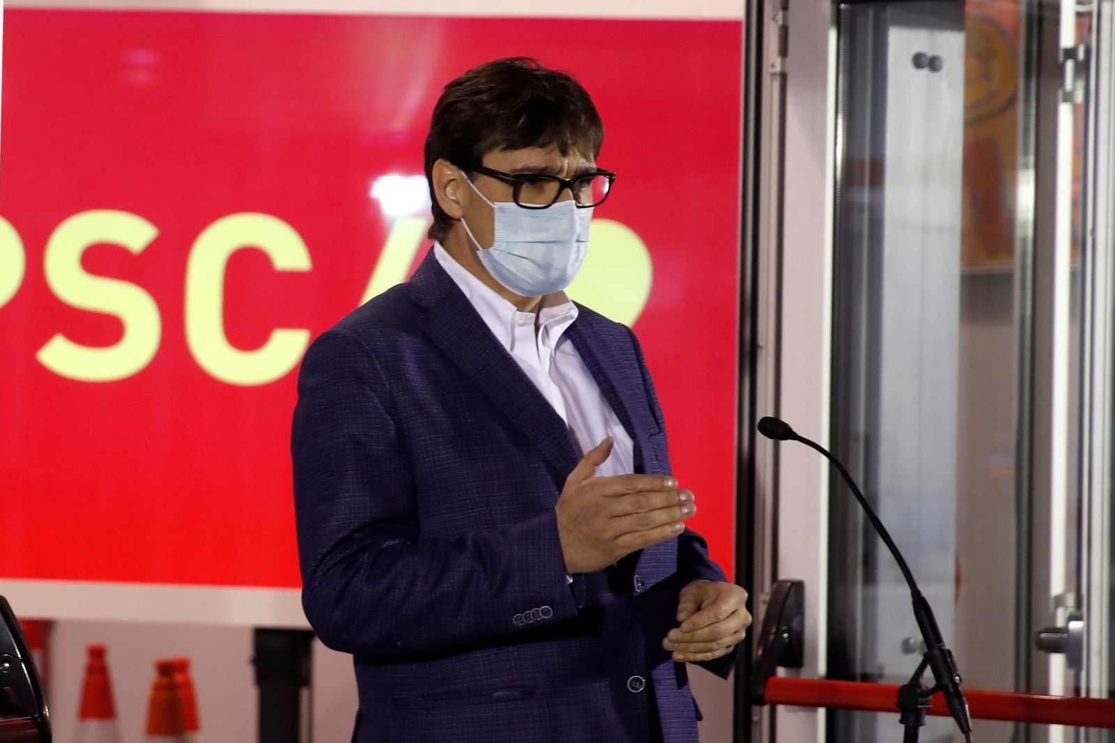 Salvador Illa, candidato del PSC a la Presidencia catalana