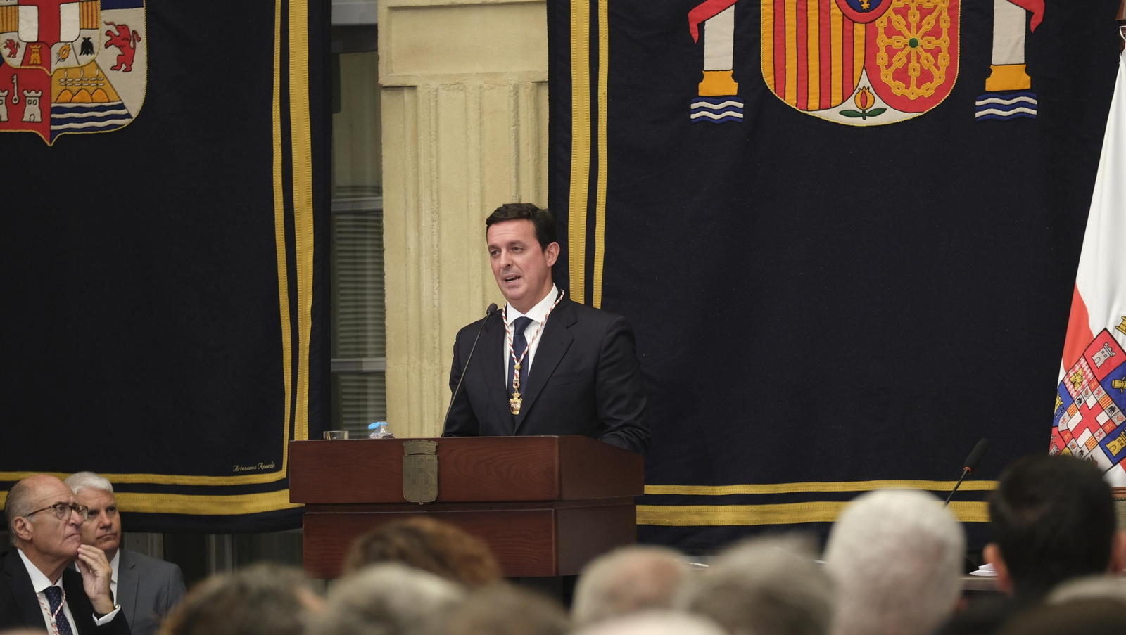 Imágenes del acto de constitución de la Diputación de Almería