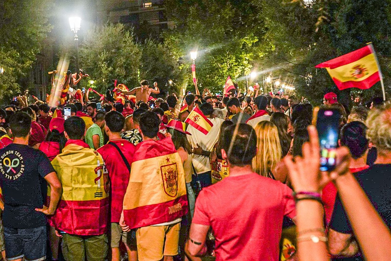 La Fuente de las Batallas en plena celebración