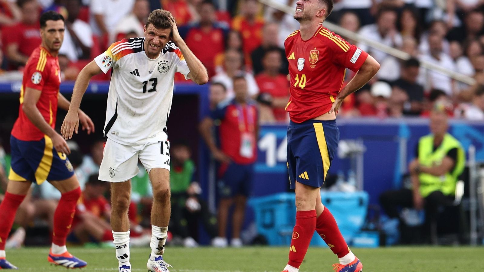 Las mejores fotos del España - Alemania