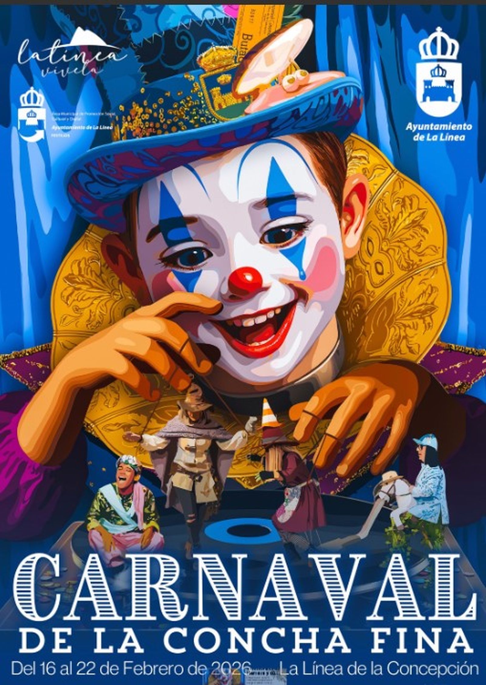 El cartel del Carnaval de la Concha Fina de La Linea 2026