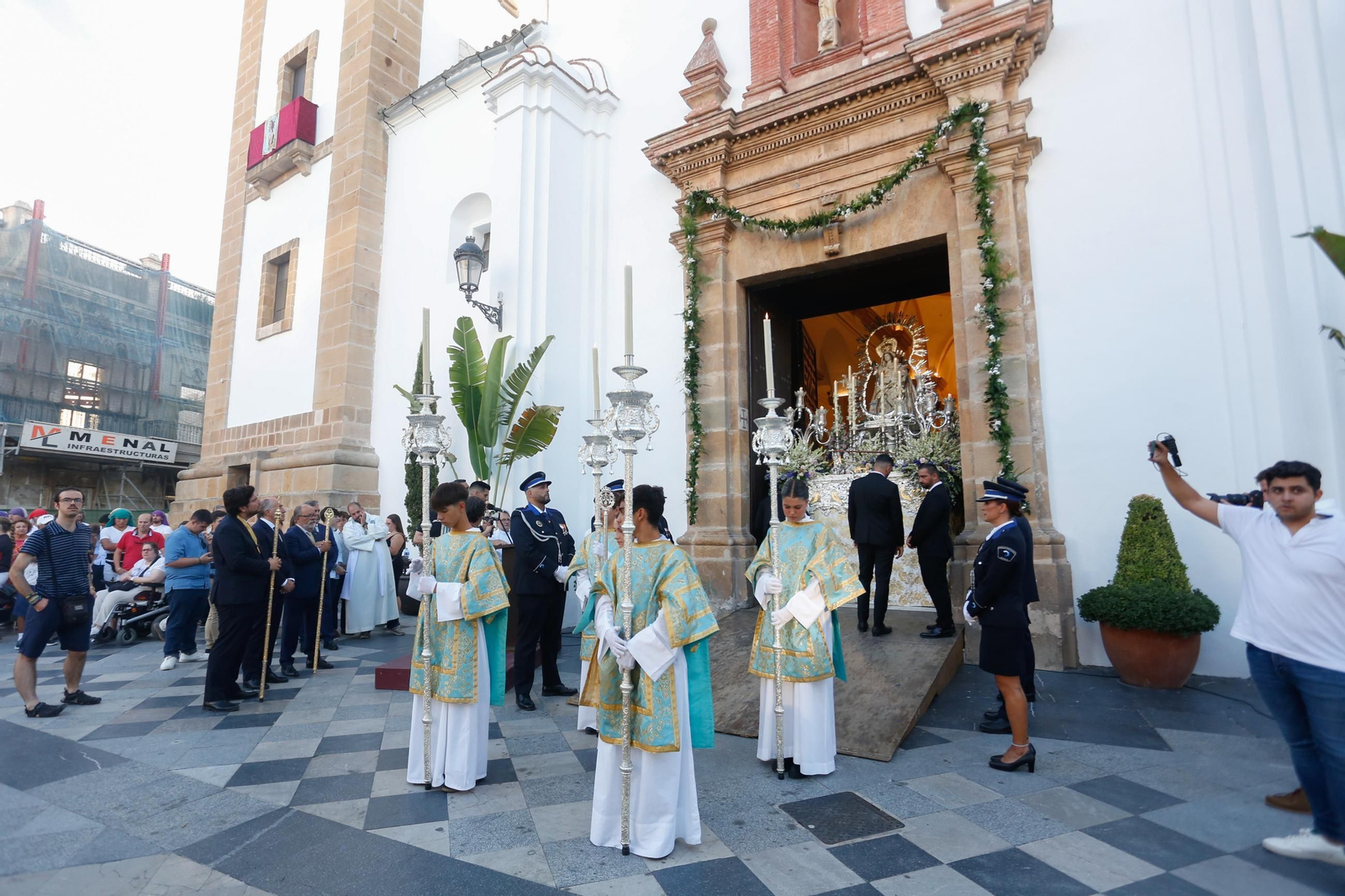 Procesión de la Virgen de la Palma, en imágenes