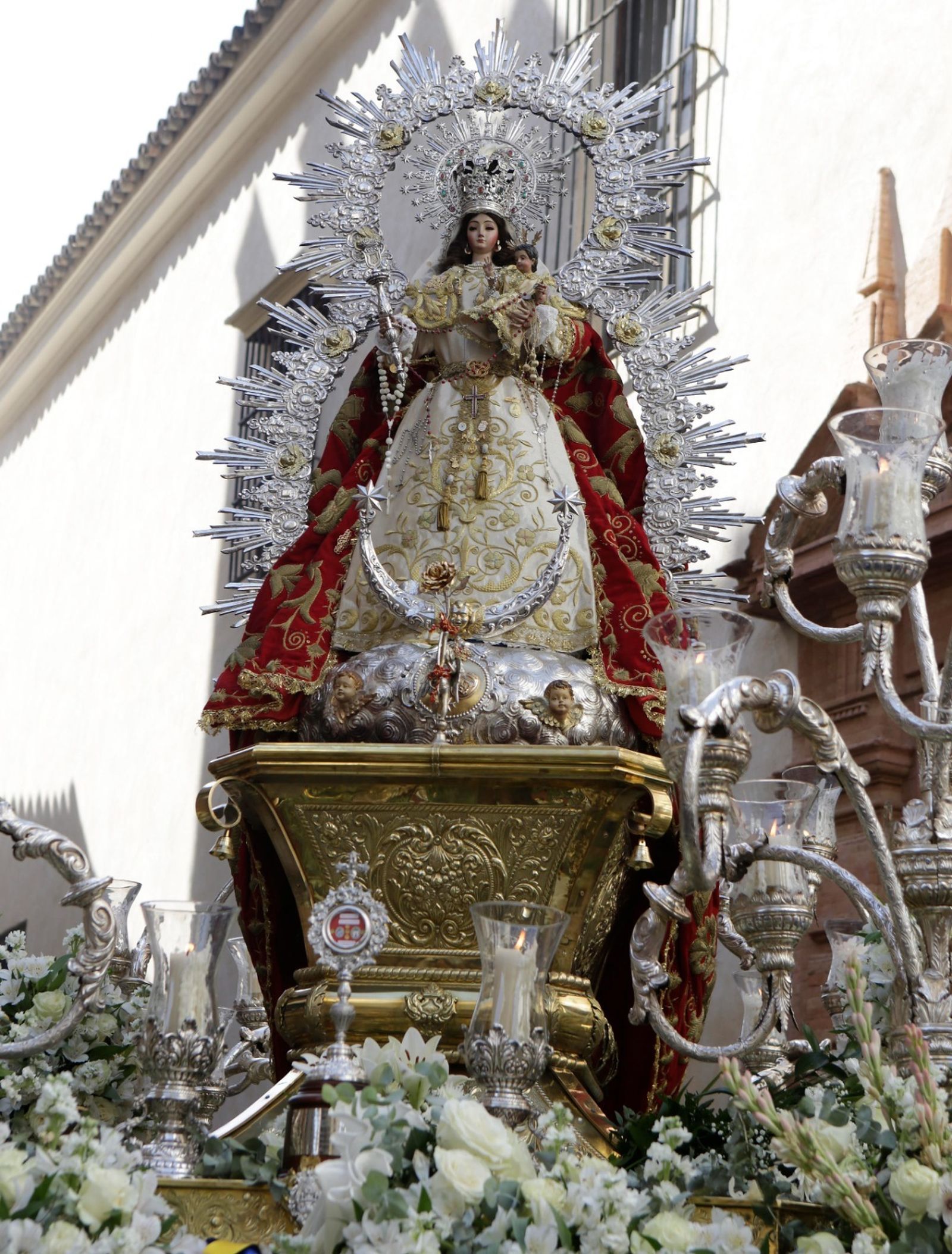 El regreso de la Virgen de Montemayor, en imágenes