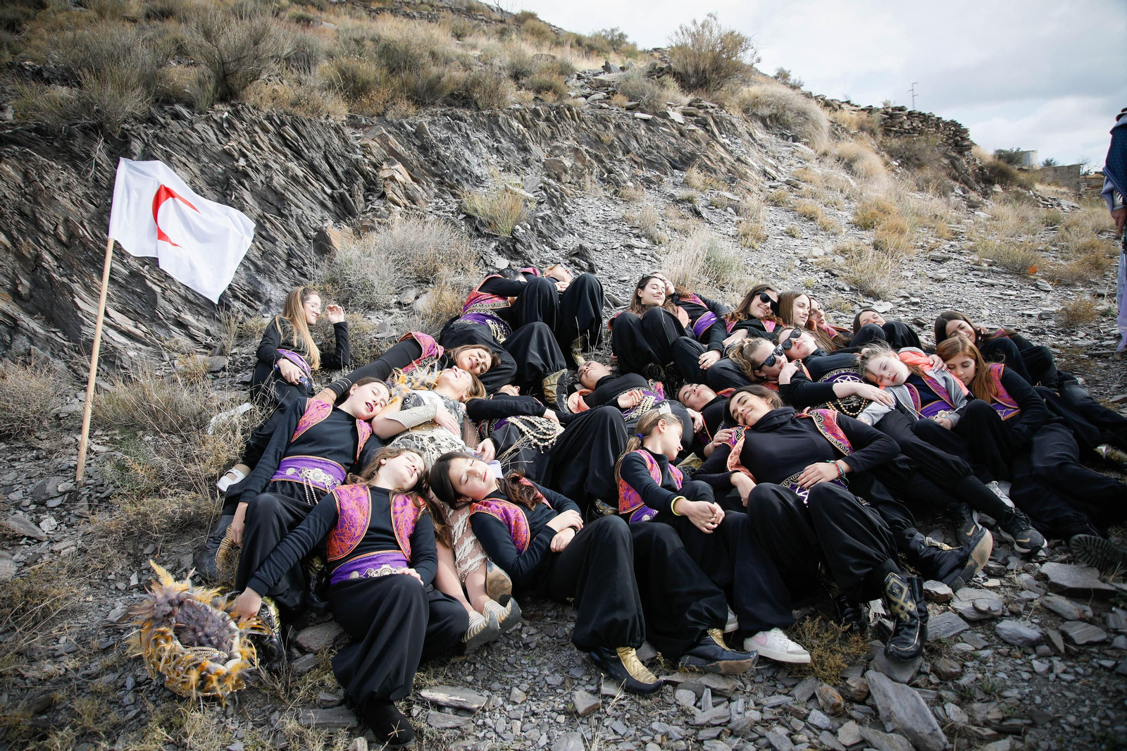 Última guerrilla en Gérgal entre moros y cristianos.