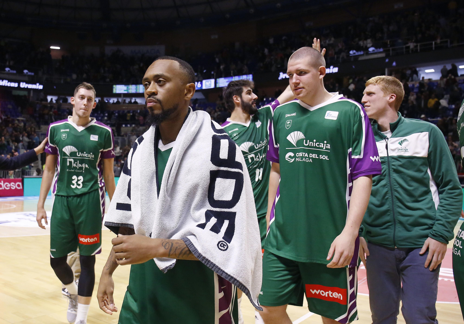 Ryan Boatright, tras un partido del Unicaja.