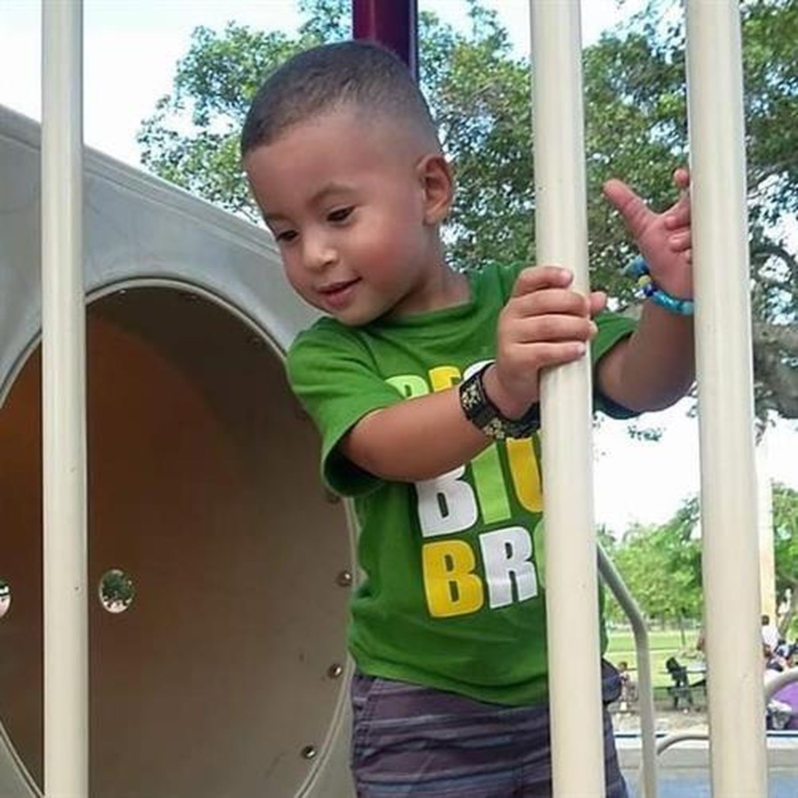 El pequeño fallecido