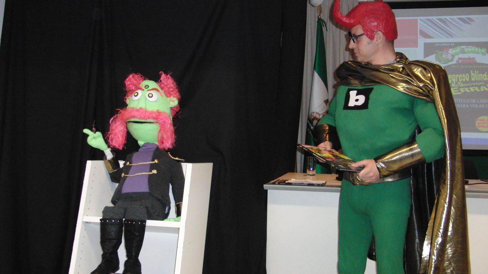 Biblos planta cara a su enemigo, el Doctor Errata.