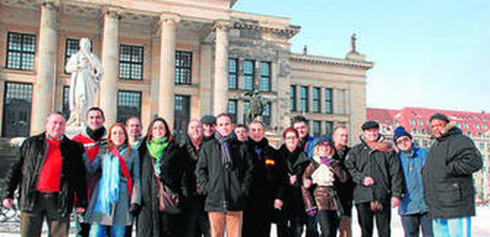 Miembros de la cooperativa La Palma, en Berlín.