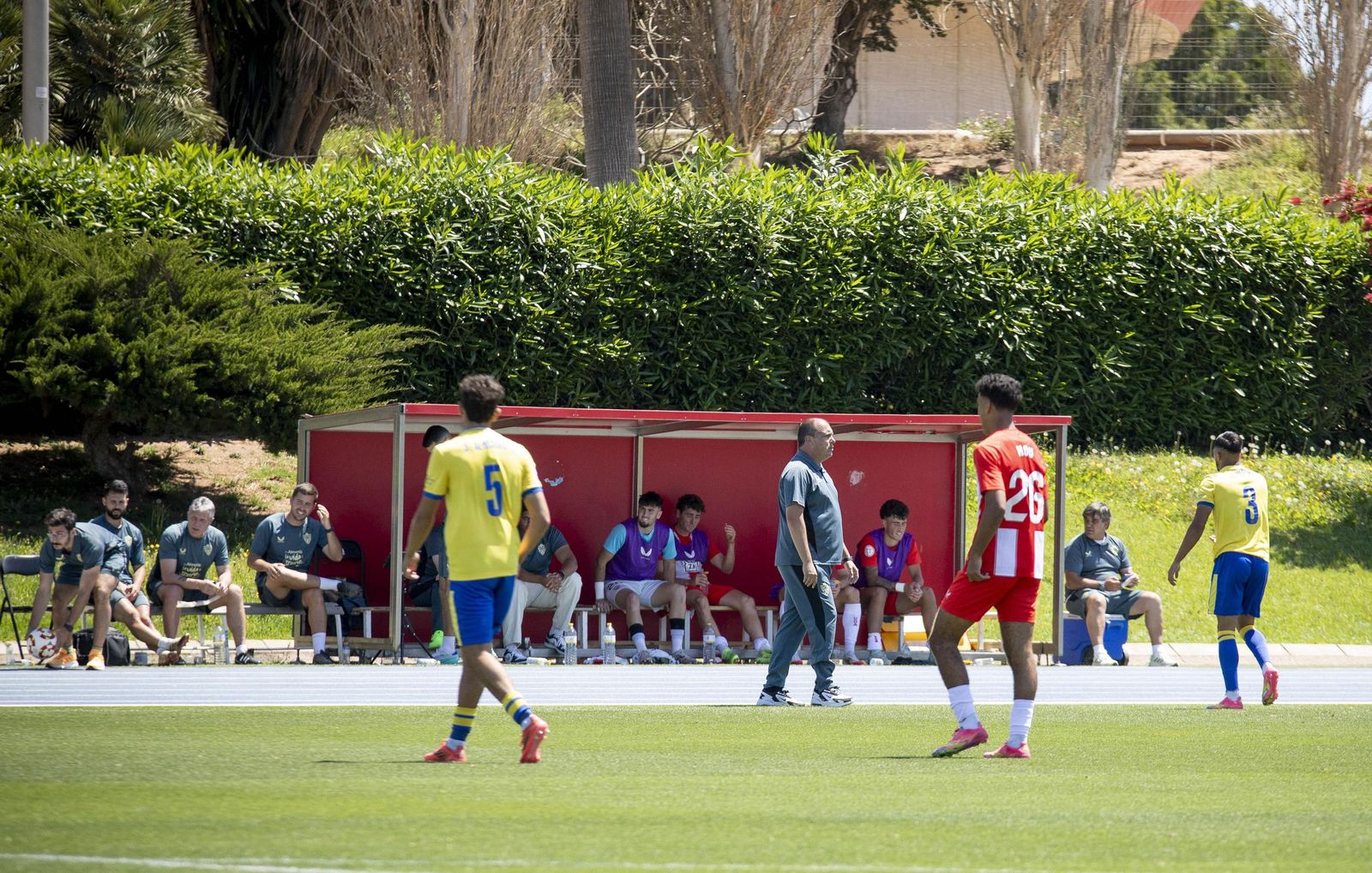 Partido de Segunda RFEF entre el Almería B y el Cádiz Mirandilla