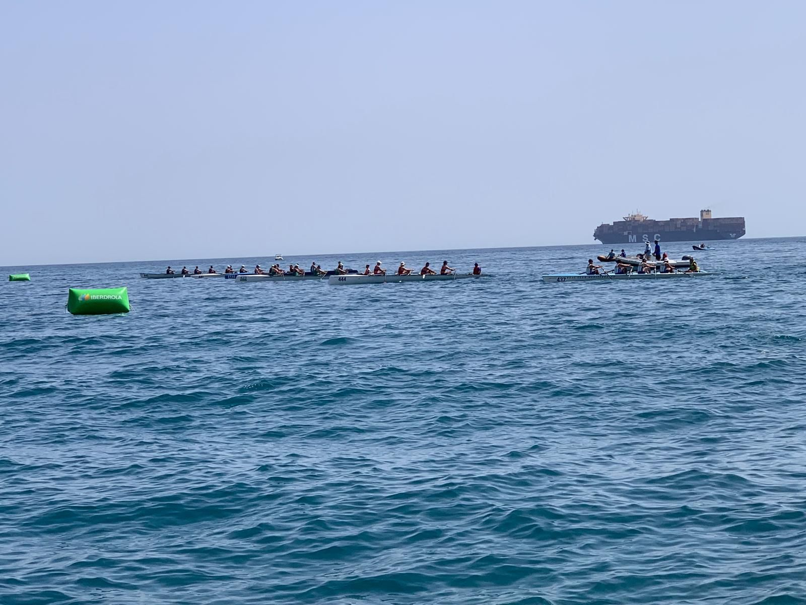 El Open Ciudad de Málaga y Andaluz de remo de mar, para el Real Club Mediterráneo
