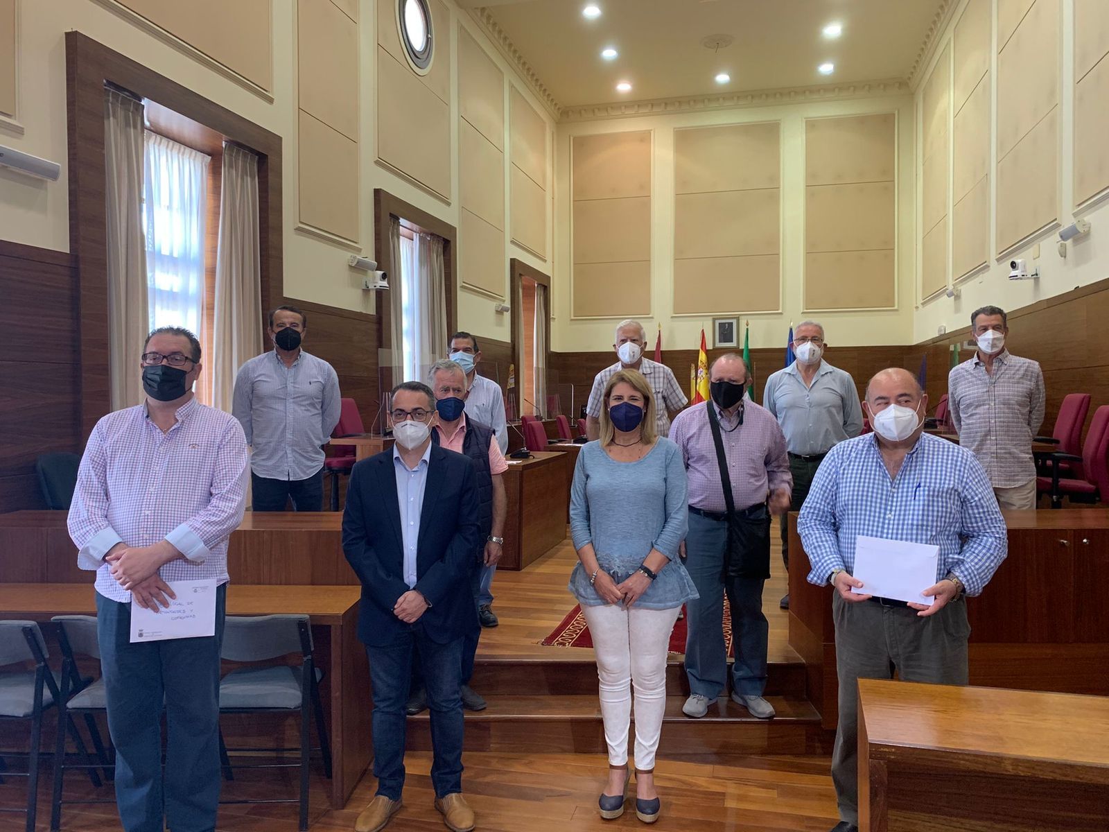 Acto de entrega de la recaudación de las campañas solidarias, celebrado este lunes en el Salón de Plenos.