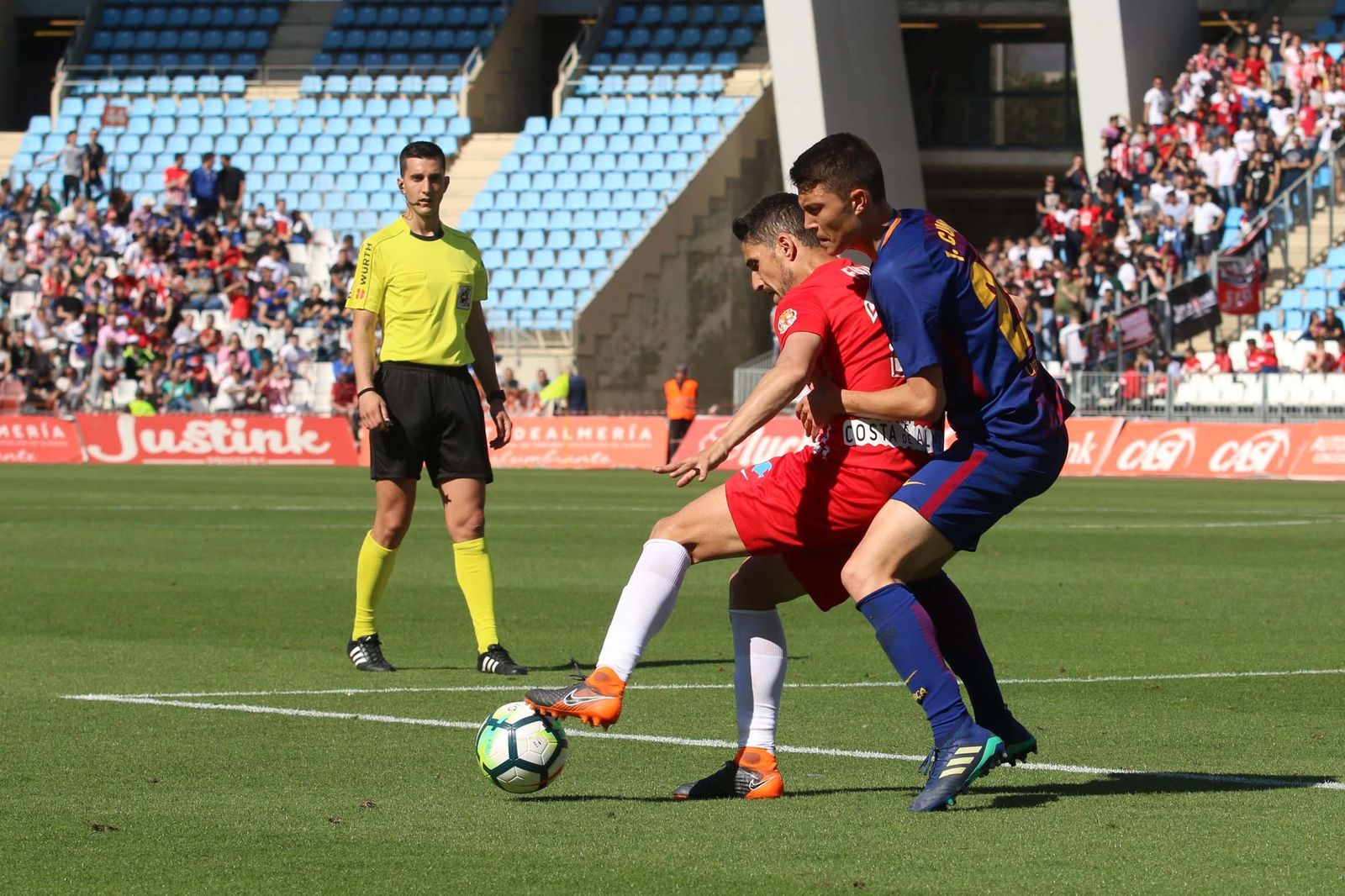 El UD Almería-Barça B, en imágenes
