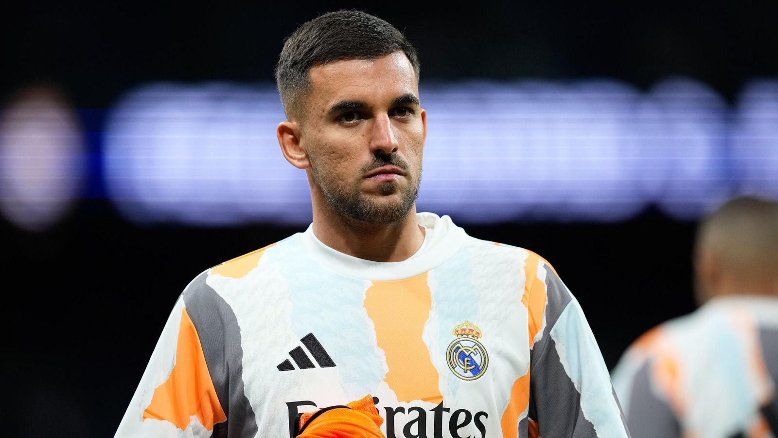 Dani Ceballos en un calentamiento con el Real Madrid Dani Ceballos en un calentamiento con el Real Madrid