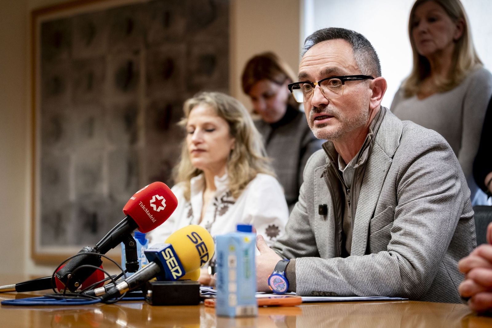 El alcalde de Móstoles, Manuel Bautista, este jueves.