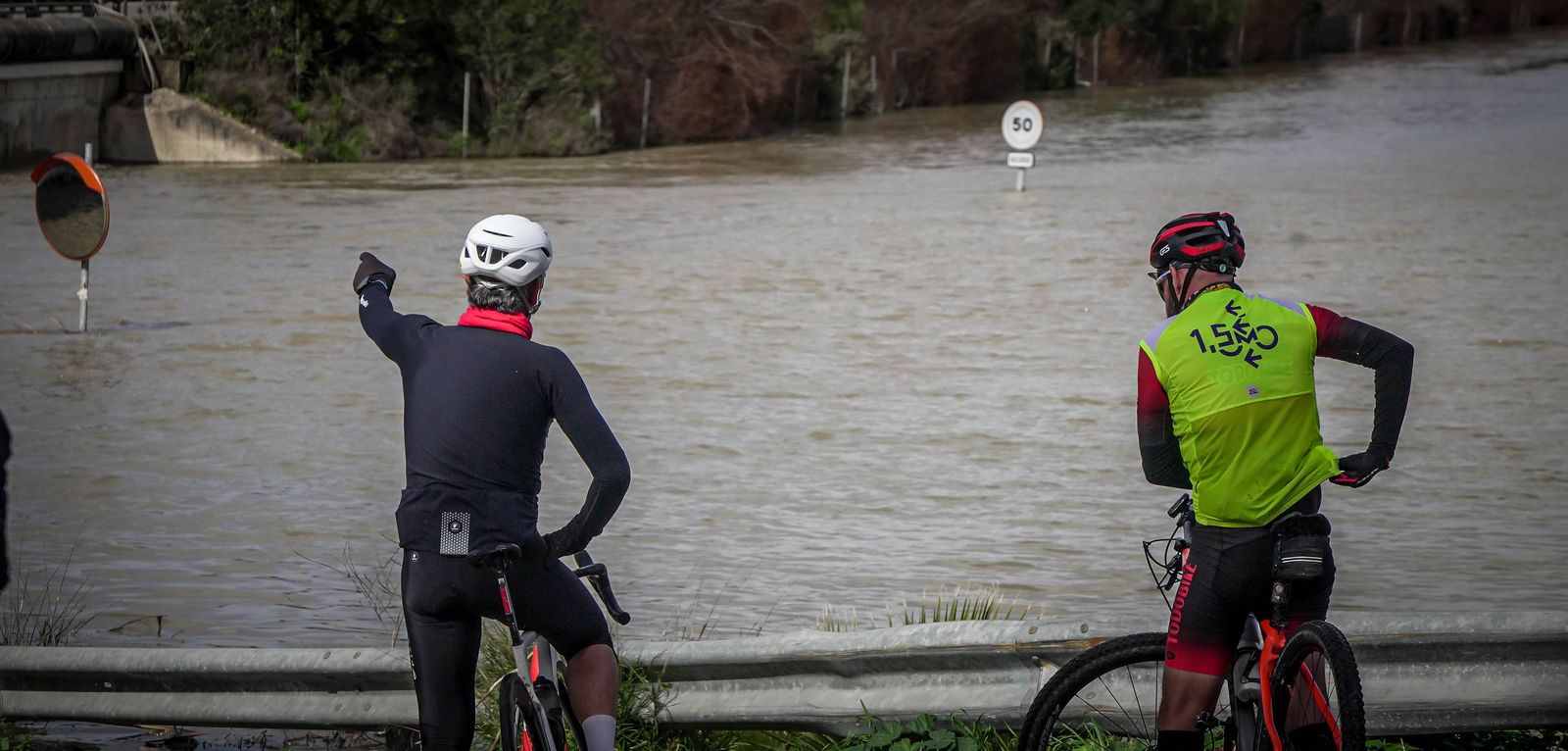 Un día tranquilo en el rio Guadalete, en imágenes