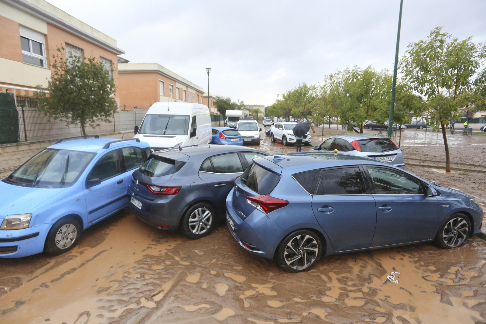Las fotos de Campanillas inundada por el desbordamiento del río