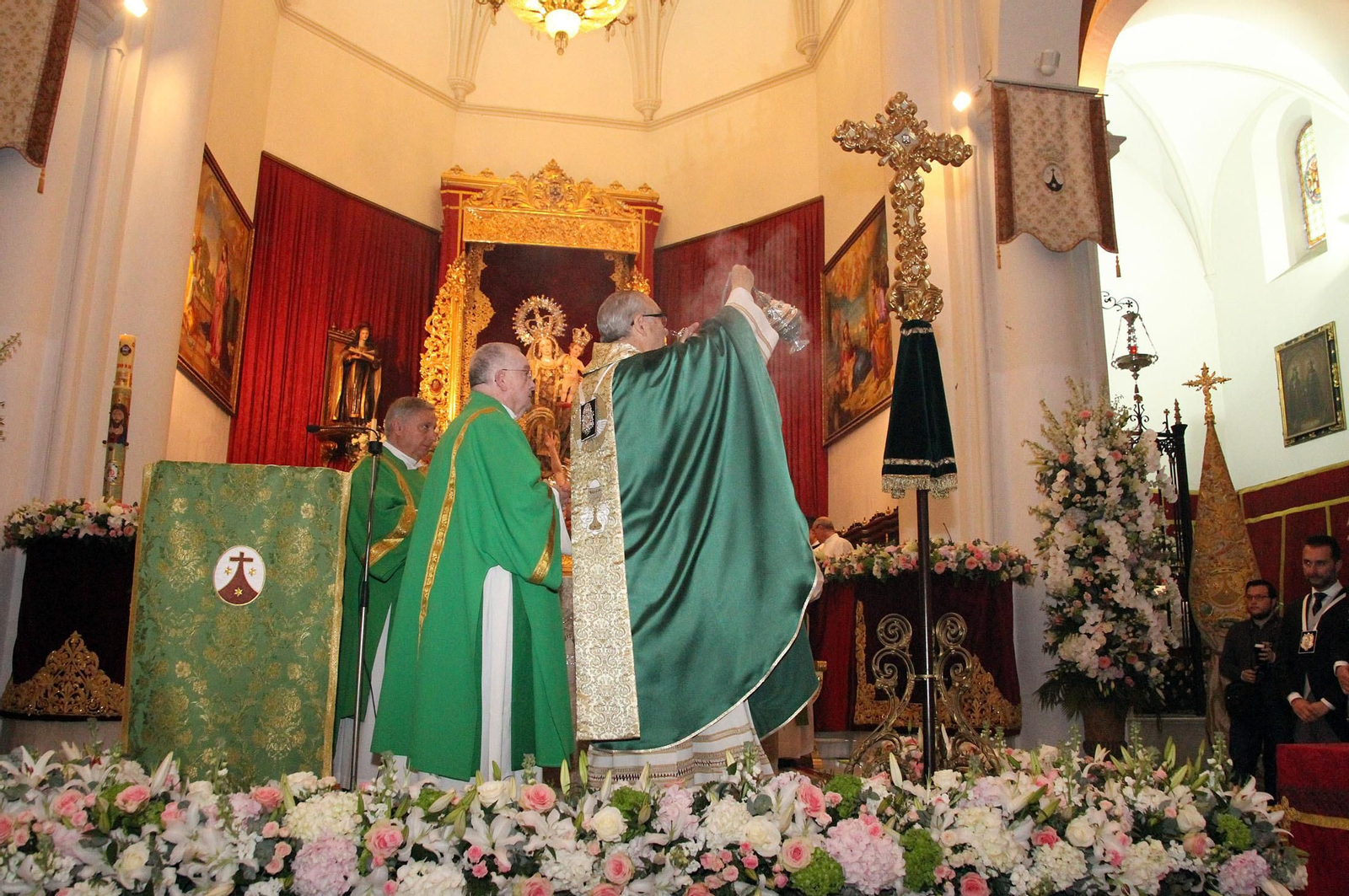 Imágenes de la bendición de la Virgen del Carmen
