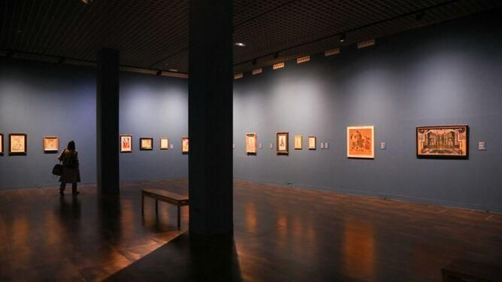 Piezas de la coleccionista británica Jenny Green en el Museo Ruso de Málaga.