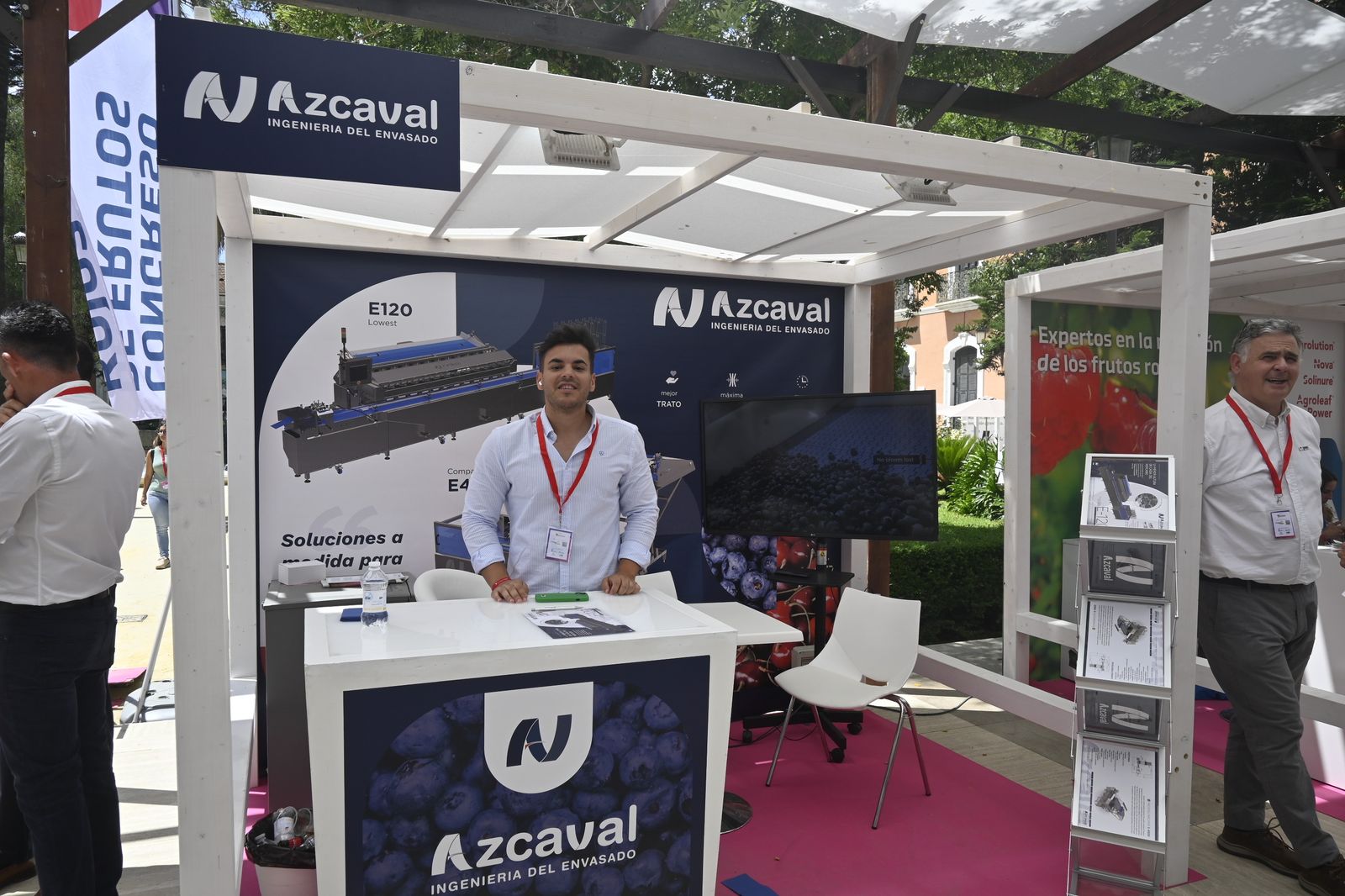 Los Stands participantes en el 8º Congreso Internacional de Frutos Rojos en Huelva