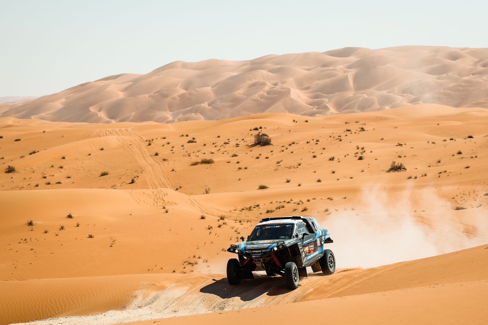 Las espectaculares imágenes del Dakar por las dunas