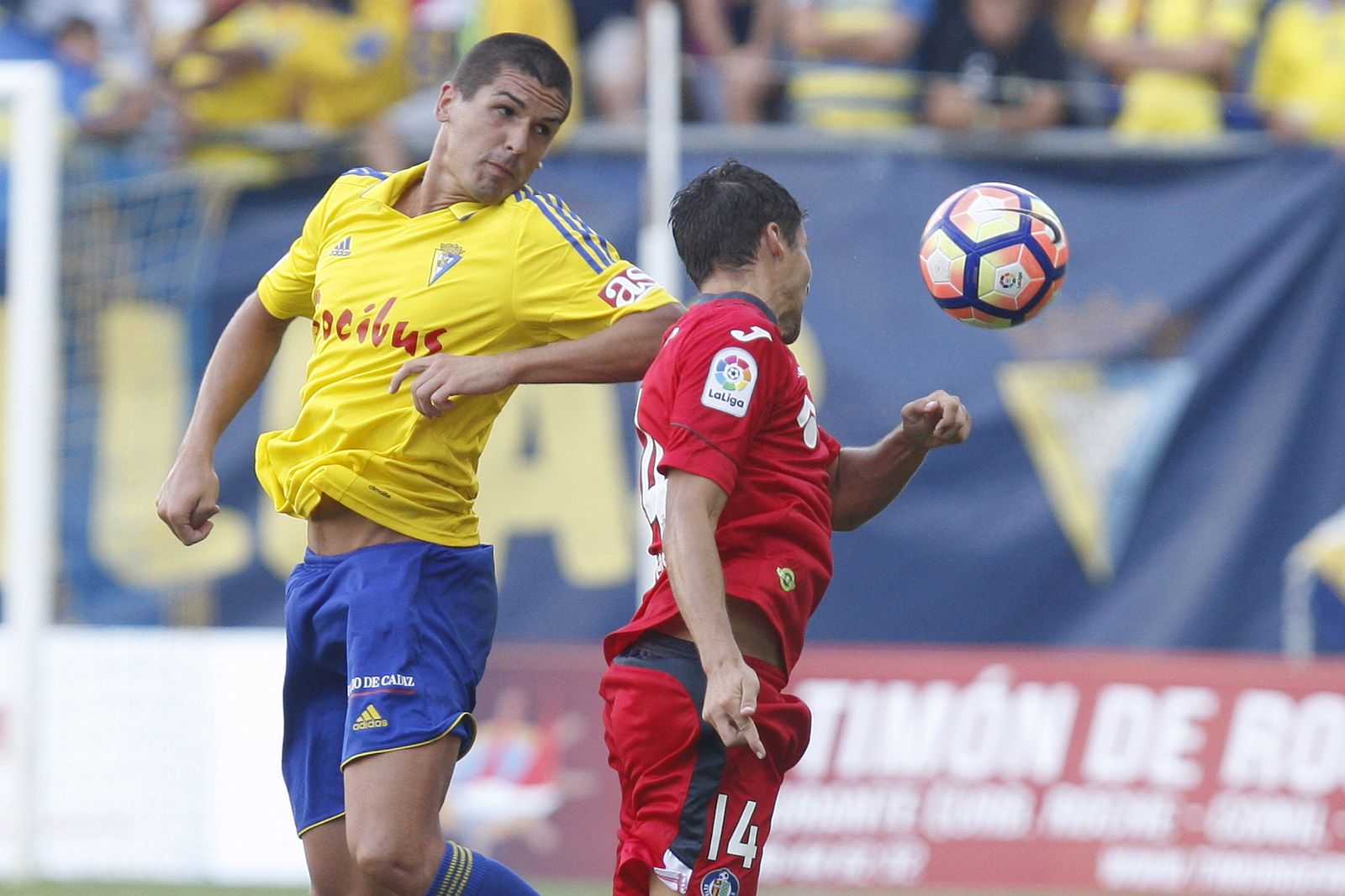 Garrido, durante el Cádiz-Getafe de hace cuatro años.