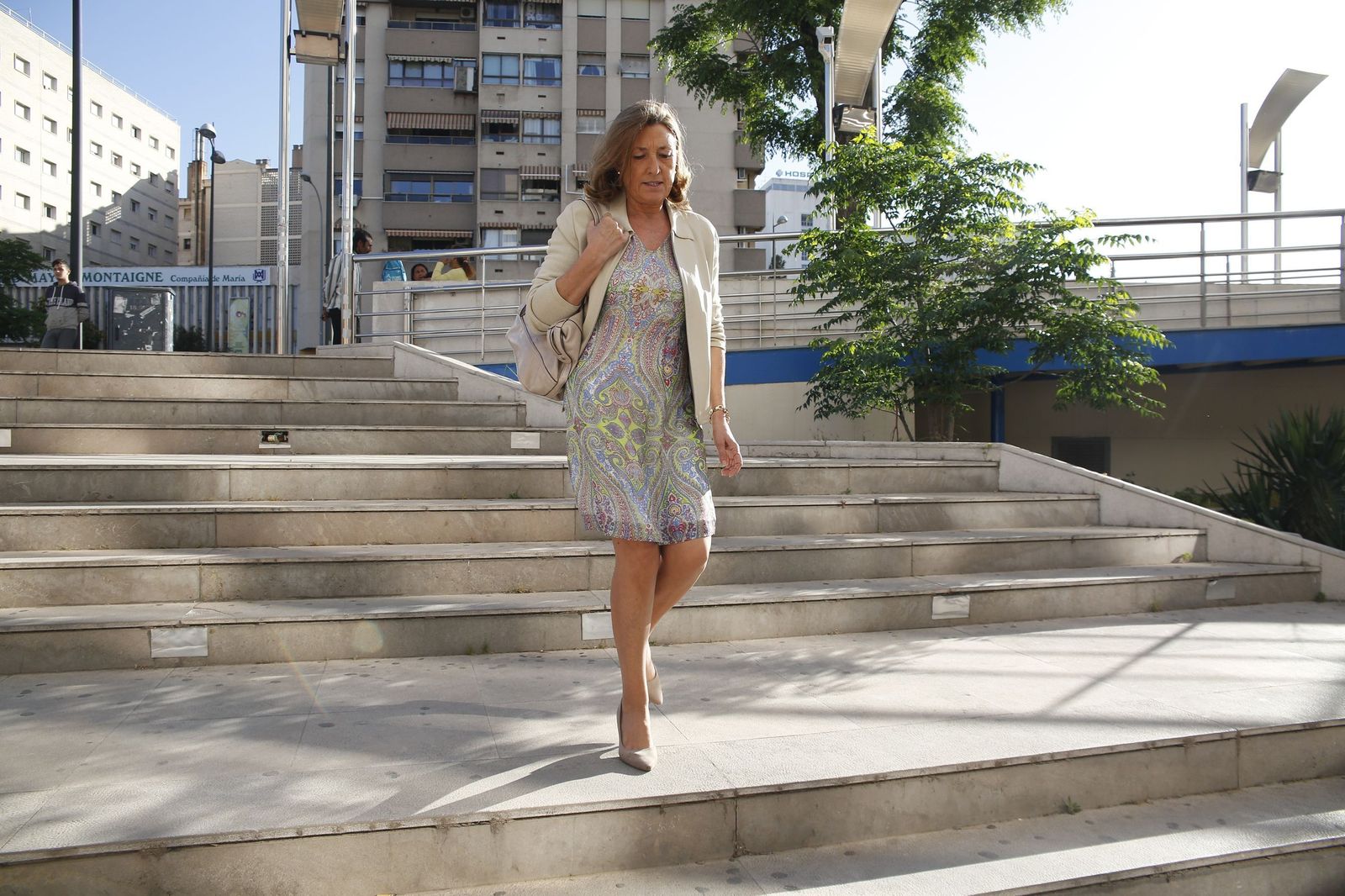 Isabel Nieto, en una declaración en el Juzgado hace un año.