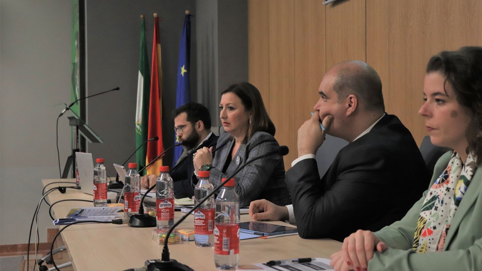 La Directora Provincial Conjunta en Huelva de la Tesorería General y del Instituto Nacional de la Seguridad Social, Rosario Delgado, protagoniza la Jornada Informativa