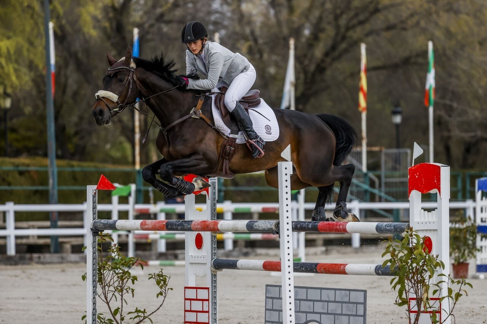 Rebeca, durante su participación en el Nacional que tuvo lugar en Madrid.
