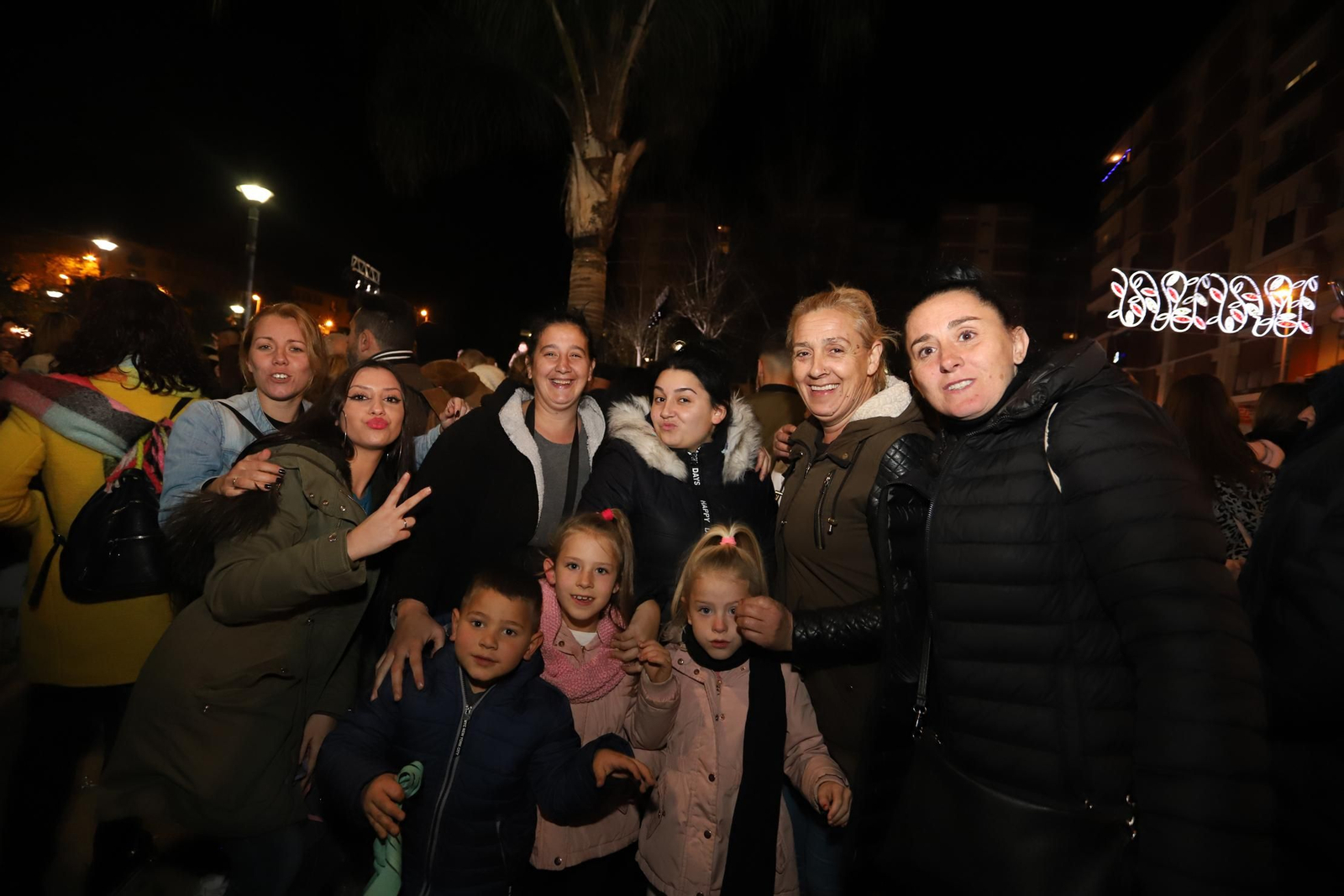 Imágenes de las campanadas de fin de año y las uvas en la plaza Houston