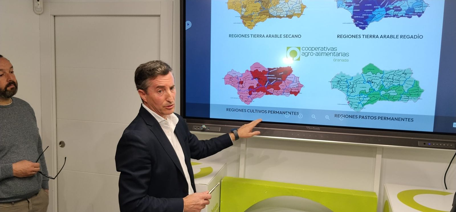 Gustavo Ródenas, de Faeca, durante la rueda de prensa del pasado miércoles