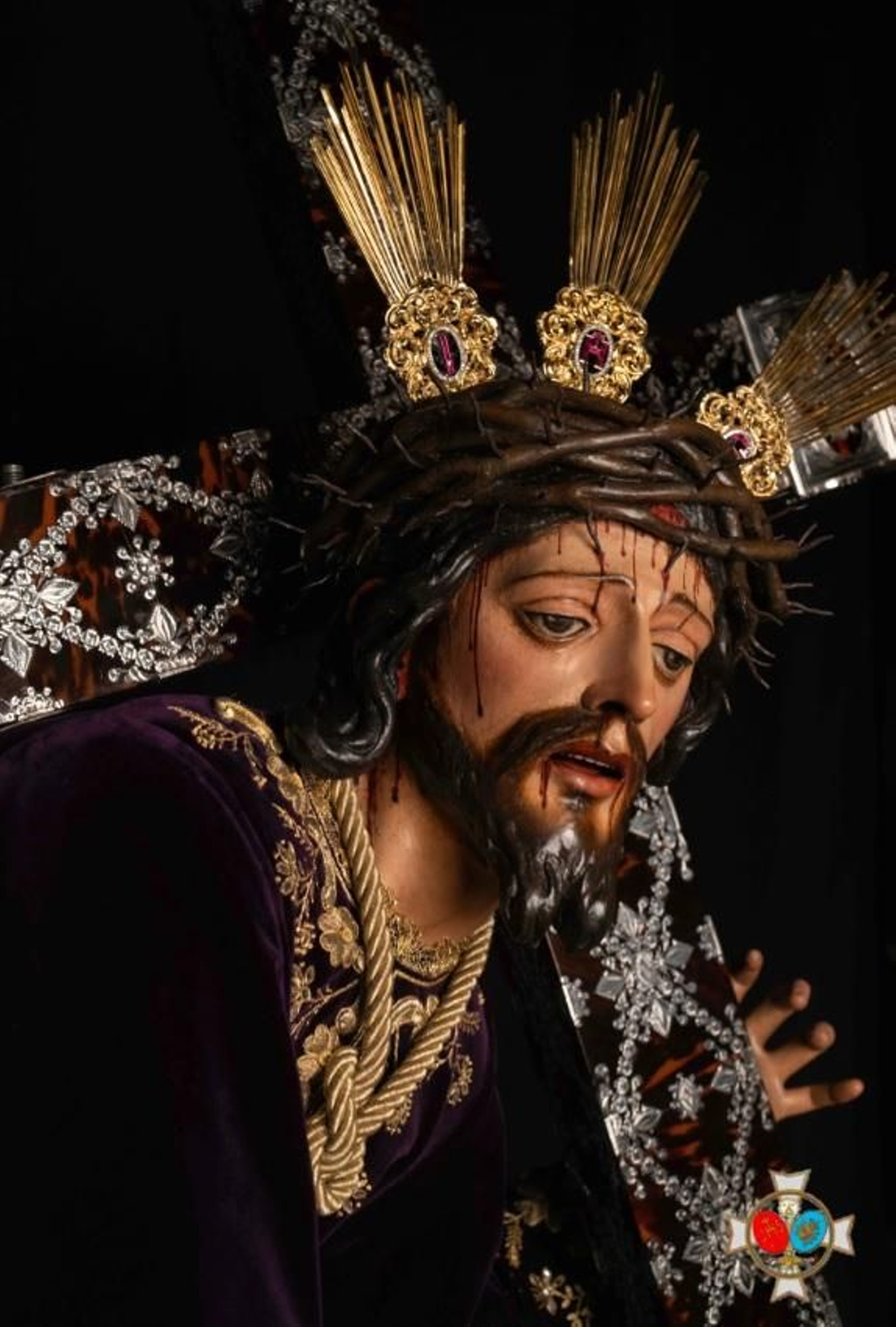 El imponente rostro del Señor de las Penas