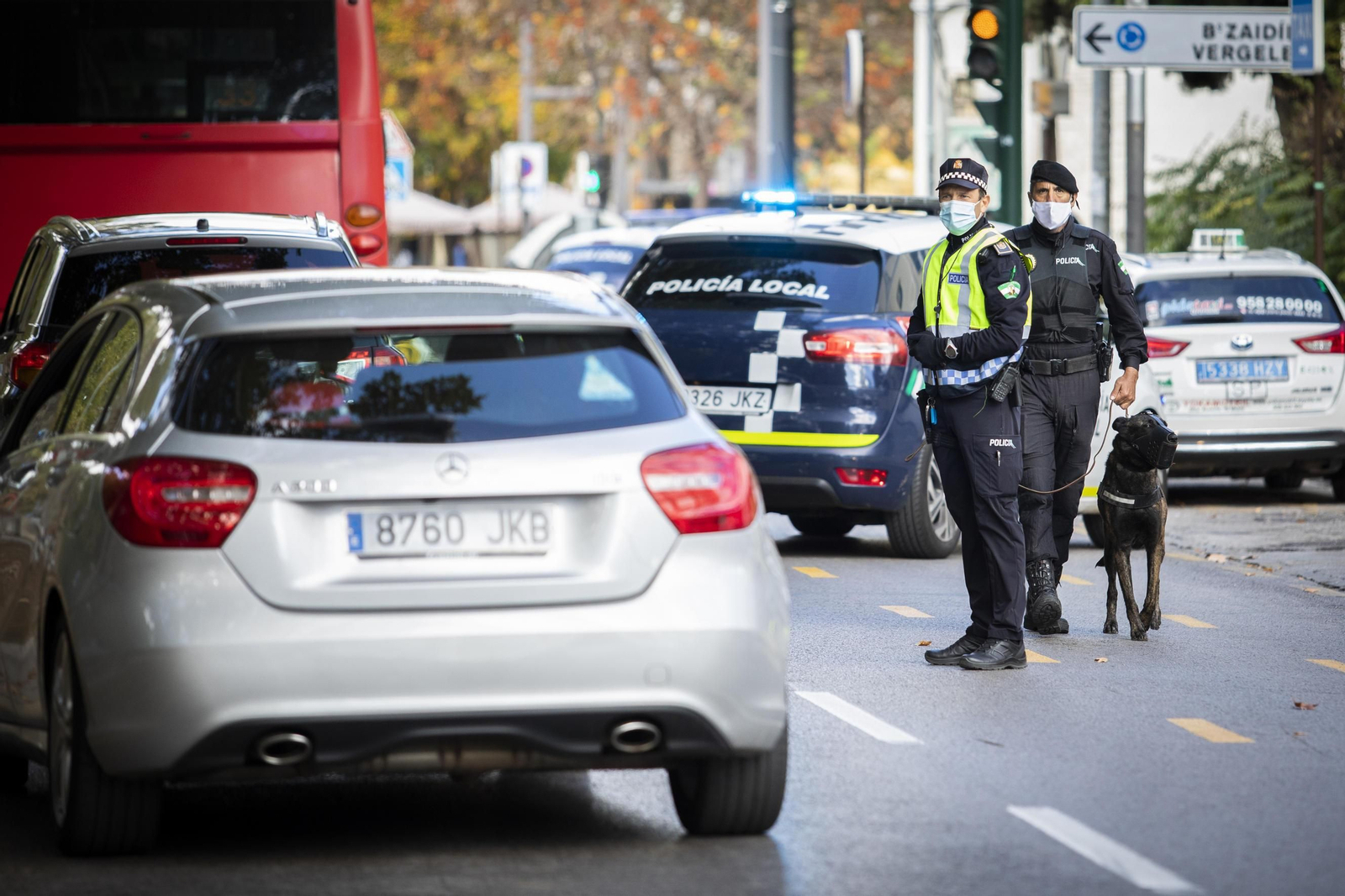 Fotos: así están siendo los controles de Policía y Guardia Civil en Granada por el confinamiento