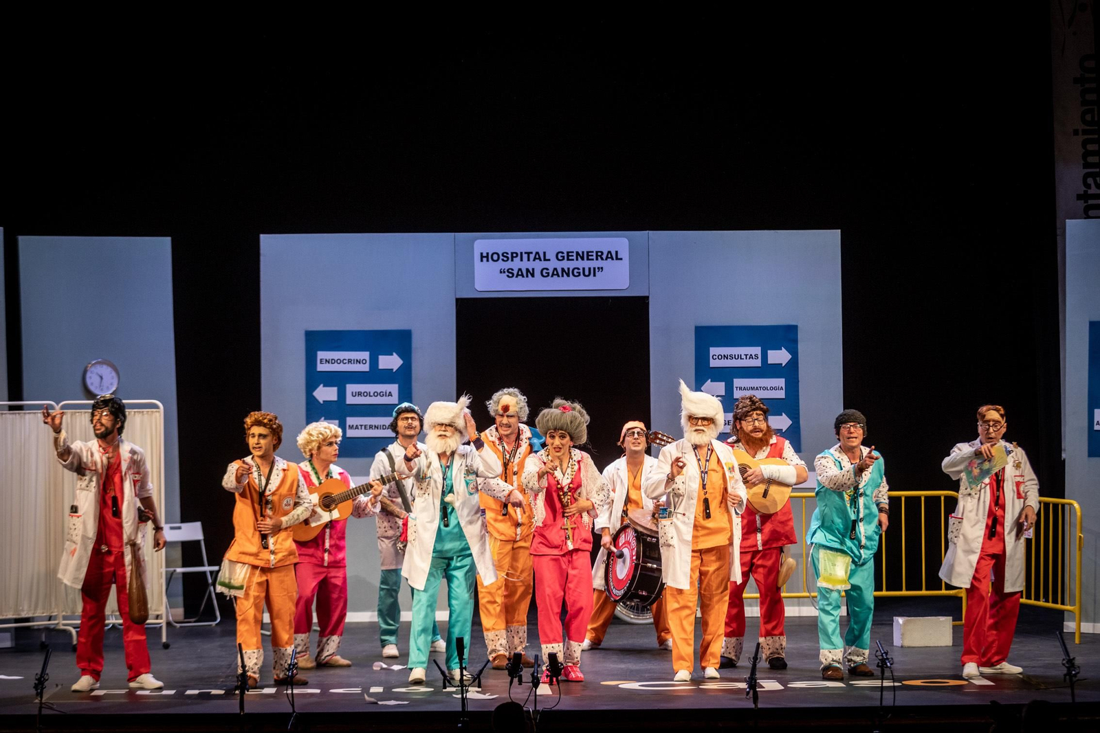 Actuacion de la chirigota 'Hospital General San Gangui'