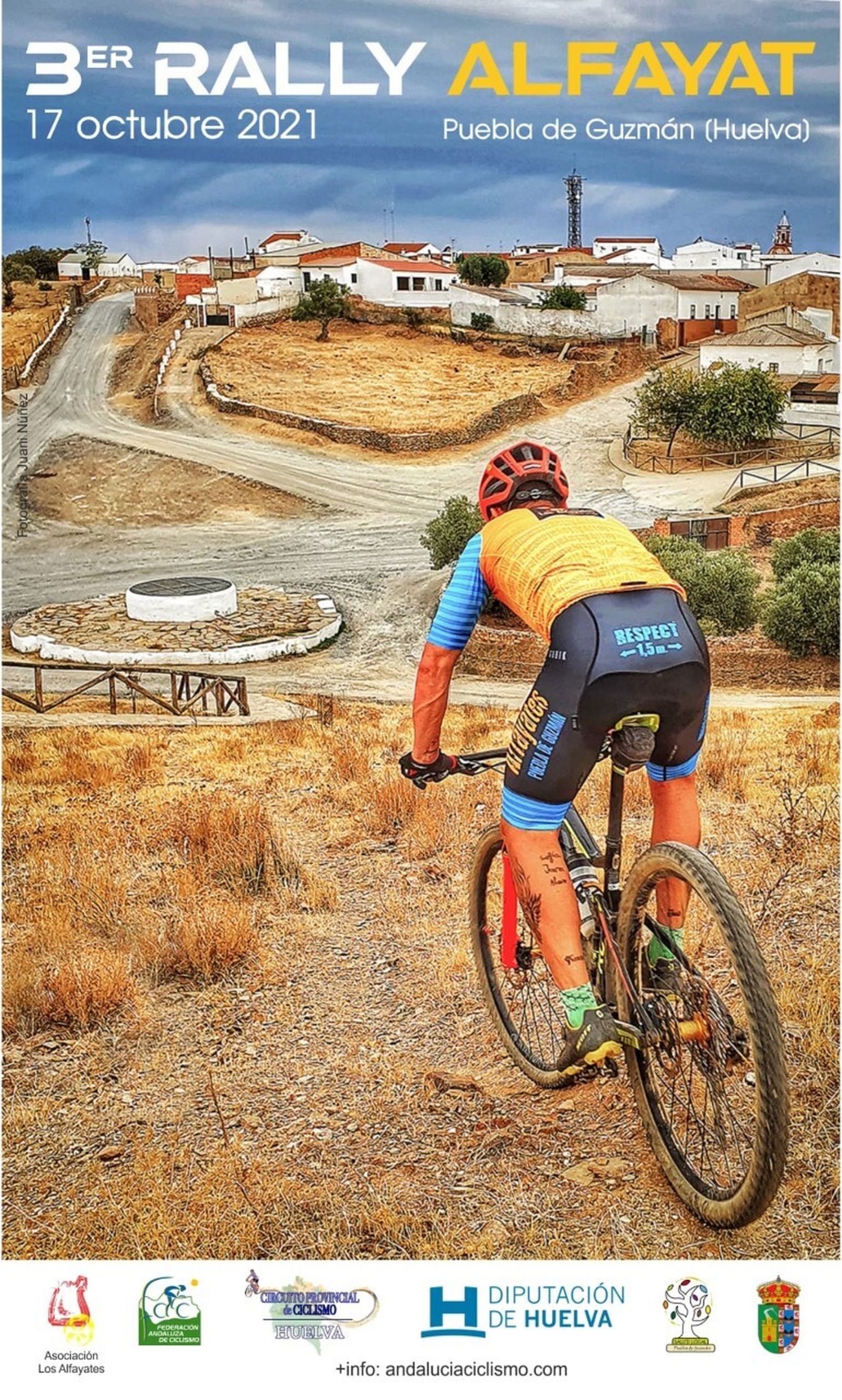 Cartel anunciador de la prueba que se disputa este domingo en Puebla de Guzmán.