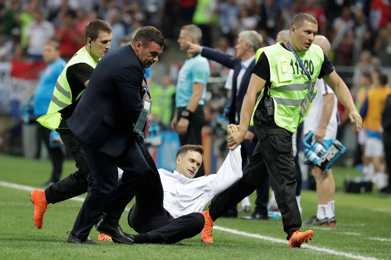 El Francia-Croacia de la final del Mundial de Rusia, en imágenes