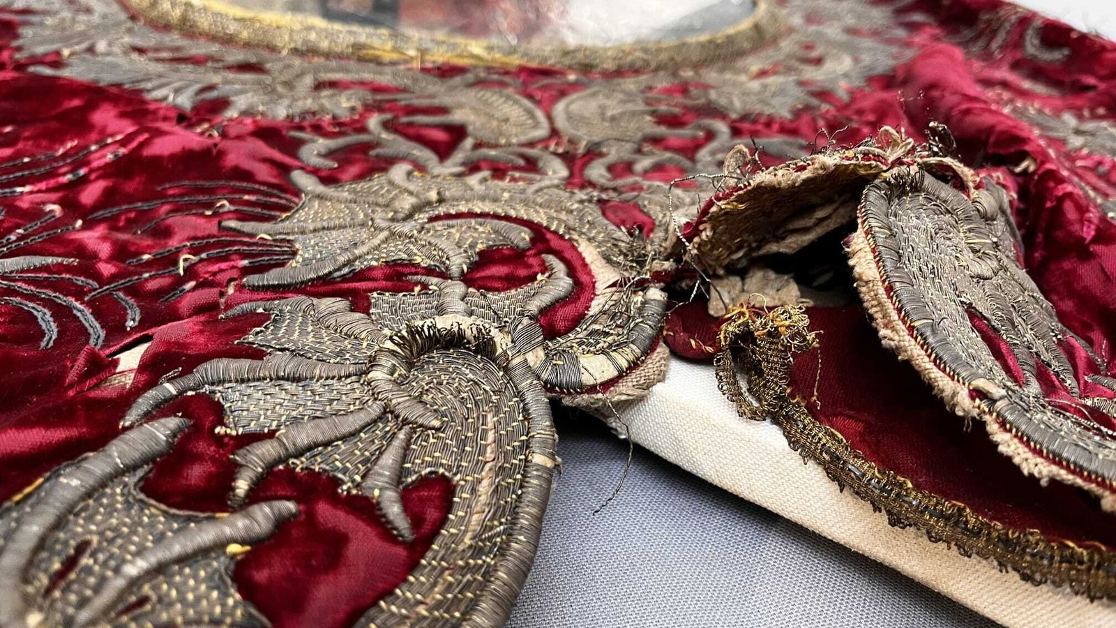 Un detalle de la obra.