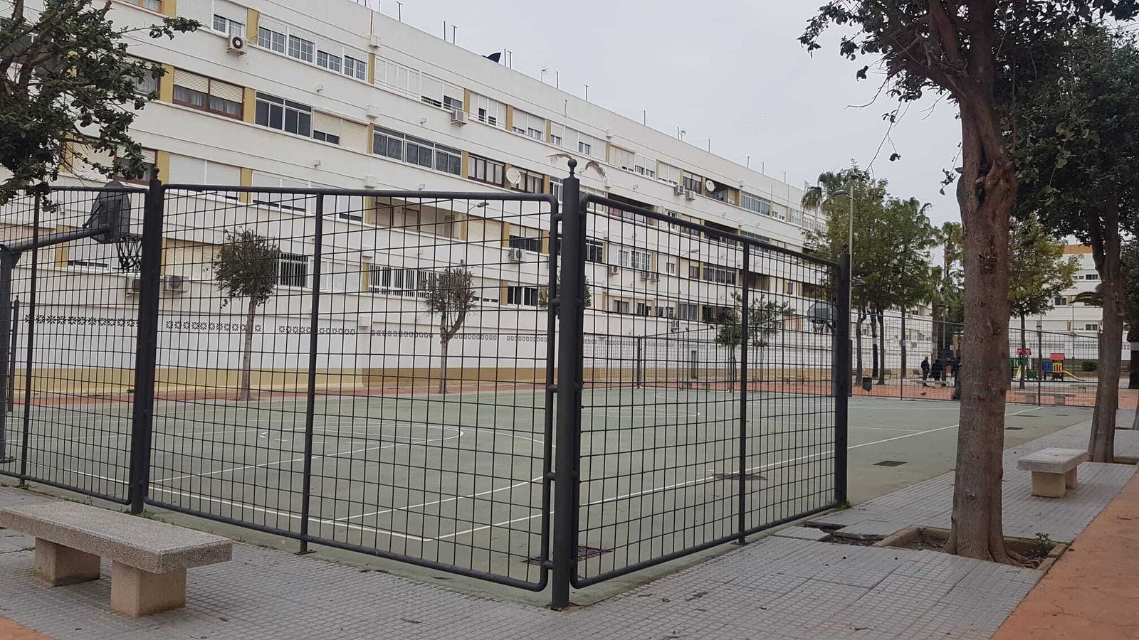 Pista deportiva de Vilarrubí, en una imagen de archivo.